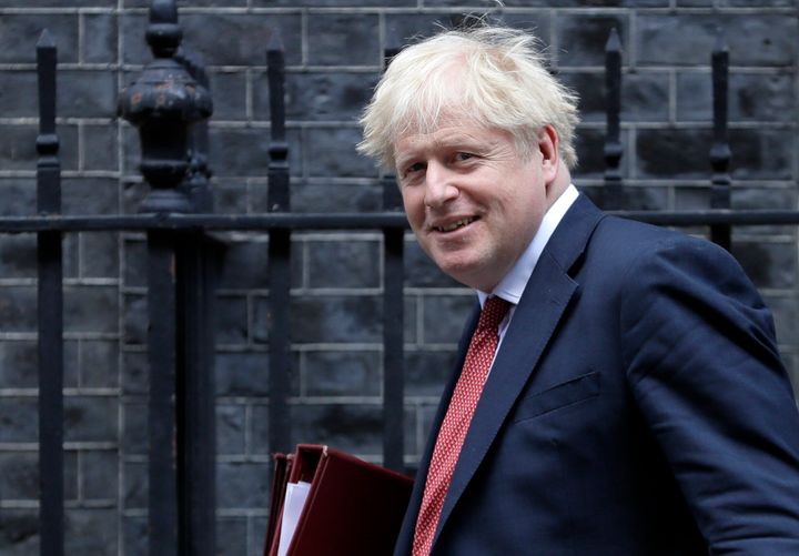Boris Johnson leaves Downing Street on Wednesday