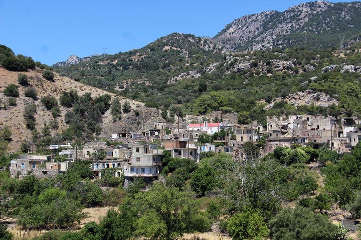 Το εγκαταλειμμένο χωριό Καλάμι.