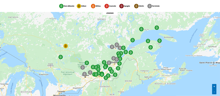 Une Carte Pour Profiter Au Max Des Couleurs De L Automne Huffpost Quebec Vivre