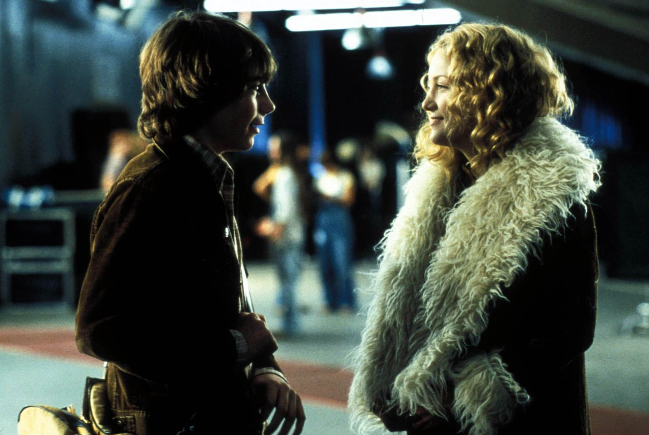 Patrick Fugit and Kate Hudson in "Almost Famous."