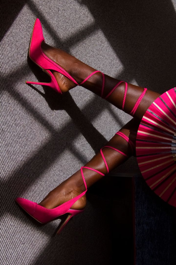 Didi Fuchsia pumps from Adesa's Hope collection
