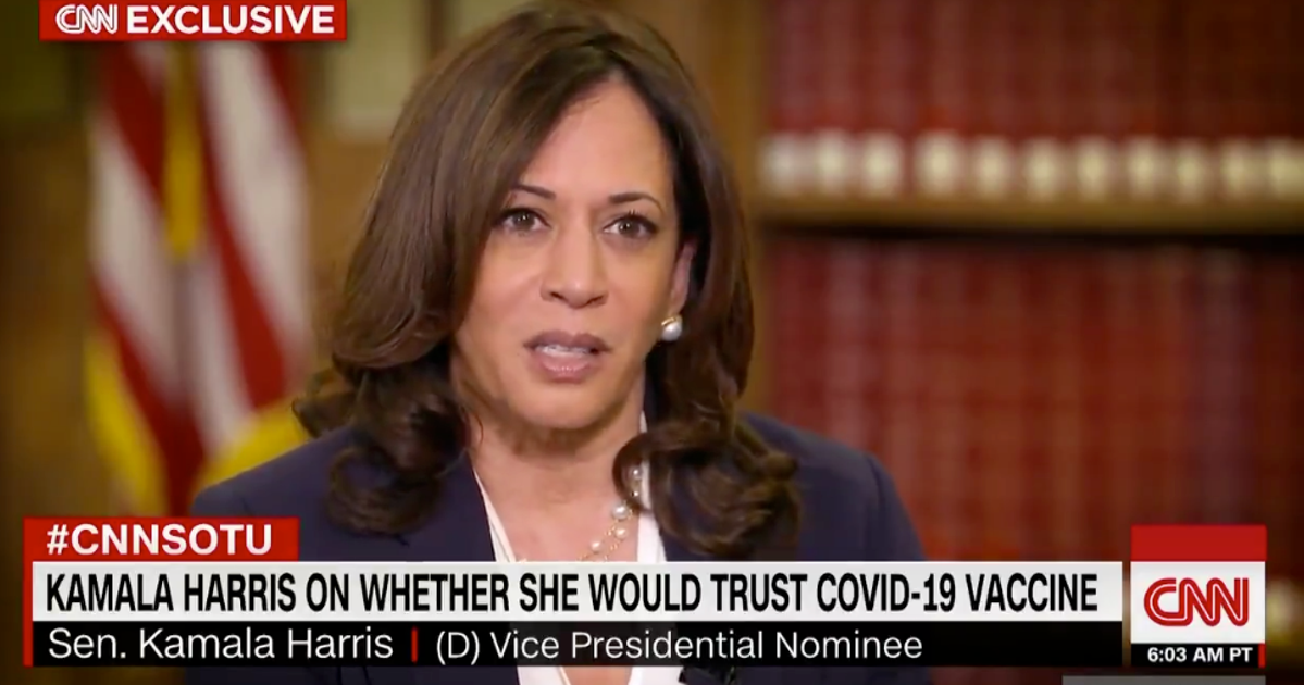 Kamala Harris Says She Would Trust Scientists ― Not Trump ― On Coronavirus Vaccine