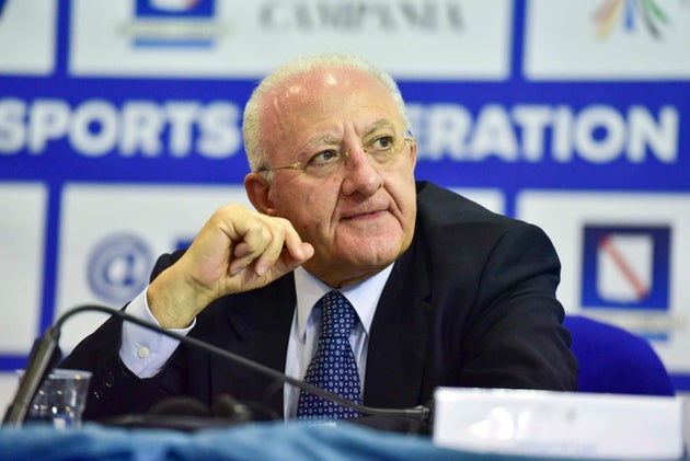 NAPOLI, ITALY - 2019/07/01: The president of the Campania region, Vincenzo De Luca, during the inauguration ...