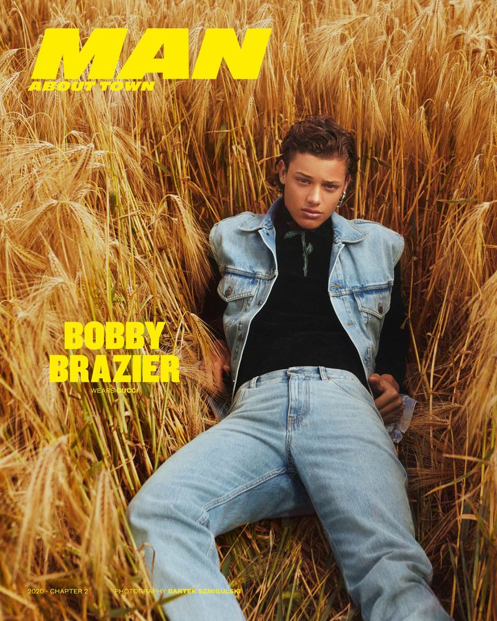 Bobby Brazier on the cover of Man About Town