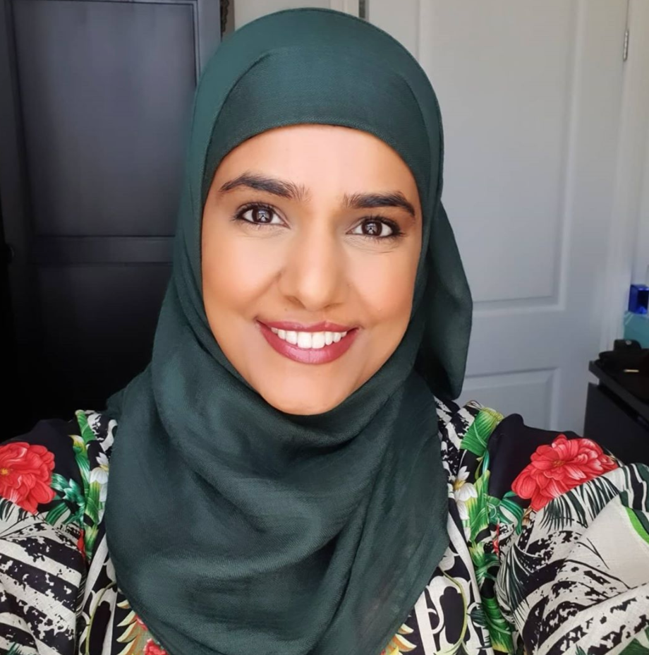 Kiran Rahim, paediatric registrar who wears a hijab in the