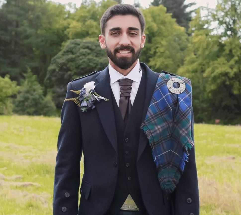 Usman, 25, a medical student in Glasgow