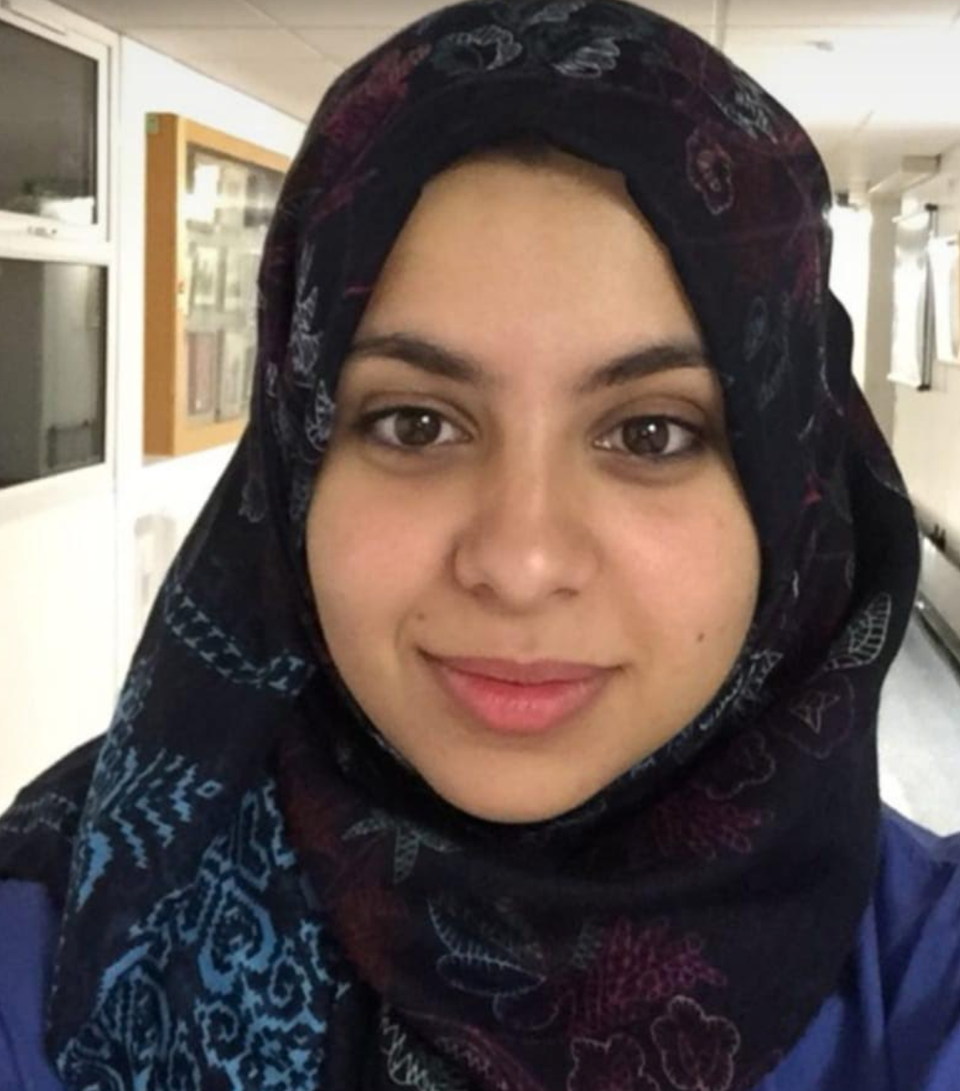 Zineb Mehbali, 32, a registrar in obstetrics and