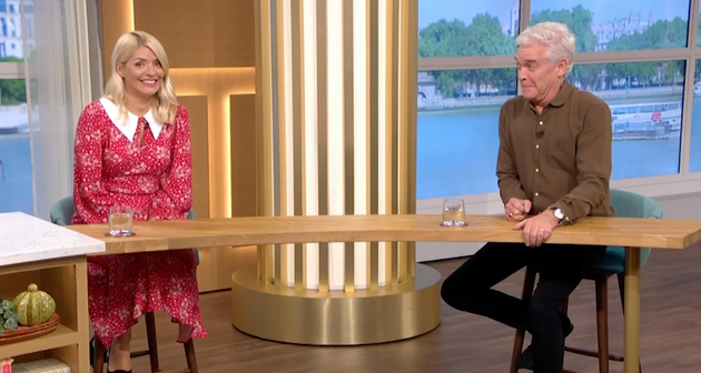 Holly Willoughby and Phillip Schofield on This Morning