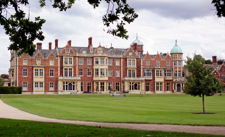 General view of Sandringham House, Queen Elizabeth II's country retreat, at Sandringham on August 30, 2011, in King's Lynn, England.