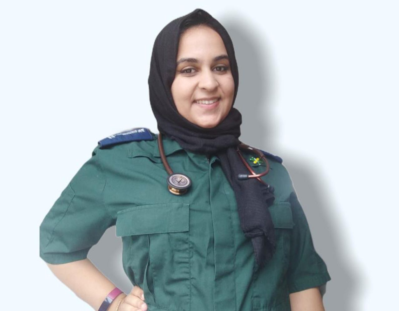 Madiyah Bandali, 21, a graduate paramedic