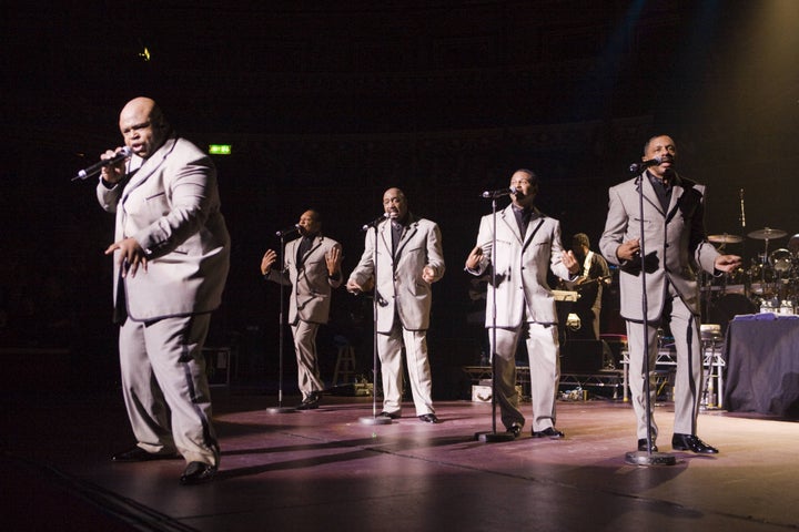 Bruce Williamson, Joe Herndon, Otis Williams, Ron Tyson and Terry Weeks at Royal Albert Hall on Nov. 19, 2007. 