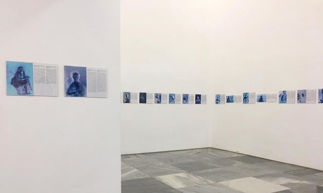 Diana Larrea, la artista que comparte exposición con otras cien que la