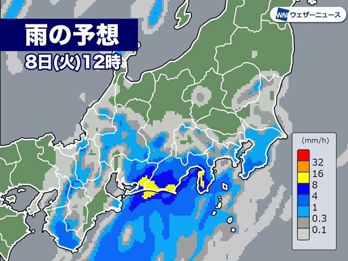 雨の予想