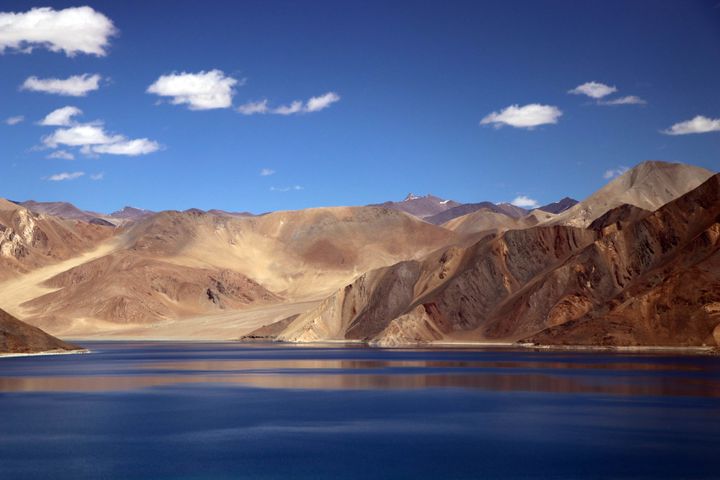 Pangong Tso lake in Ladakh