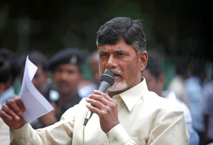 Telugu Desam Party President N. Chandrababu Naidu