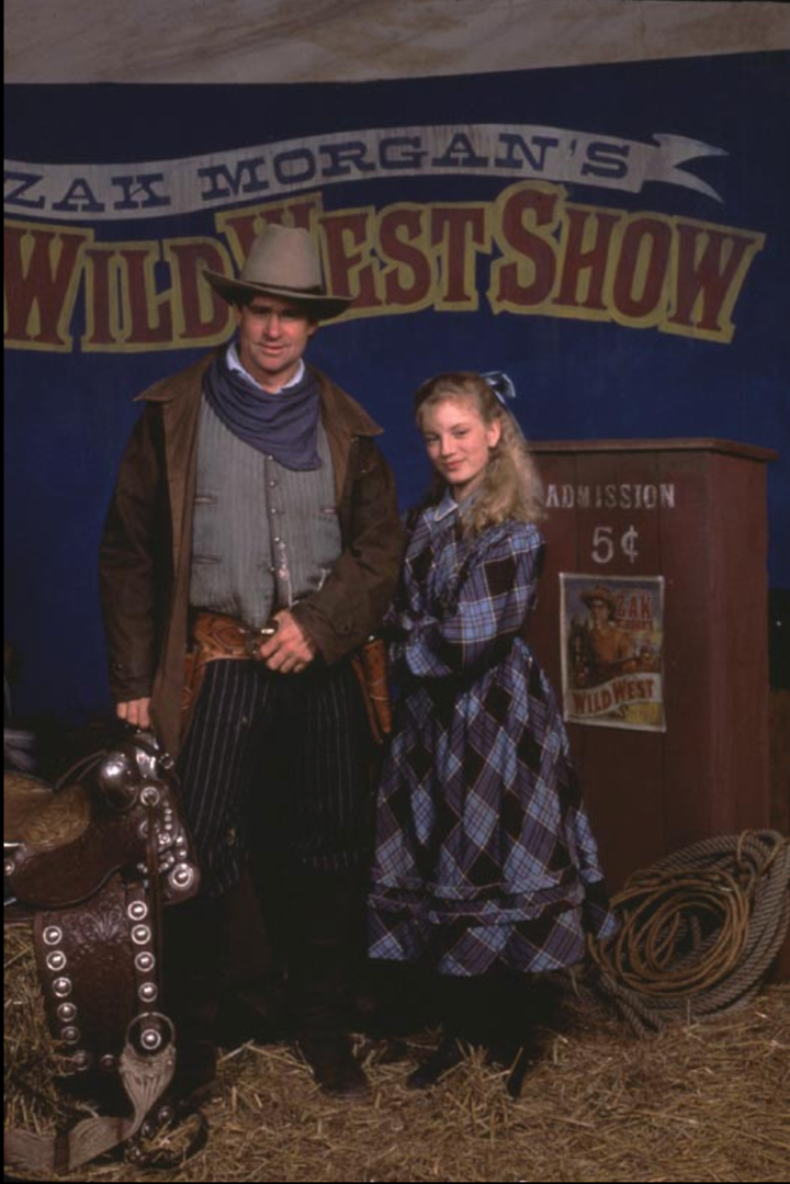 Sarah Polley and Treat Williams in "Road to Avonlea." She was 14 and he was 41 when he co-starred on the show, and while they didn't kiss, her character did have a crush on him.