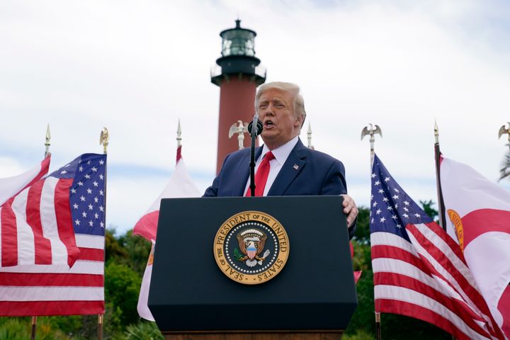 President Donald Trump on Tuesday announced that he was extending and expanding a ban on new offshore drilling sites off the Florida coast as well as Georgia and South Carolina.