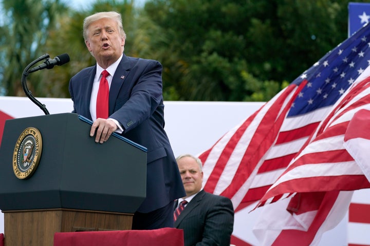 Trump praised himself as an&nbsp;environmental steward, despite his administration overturning or weakening numerous environm