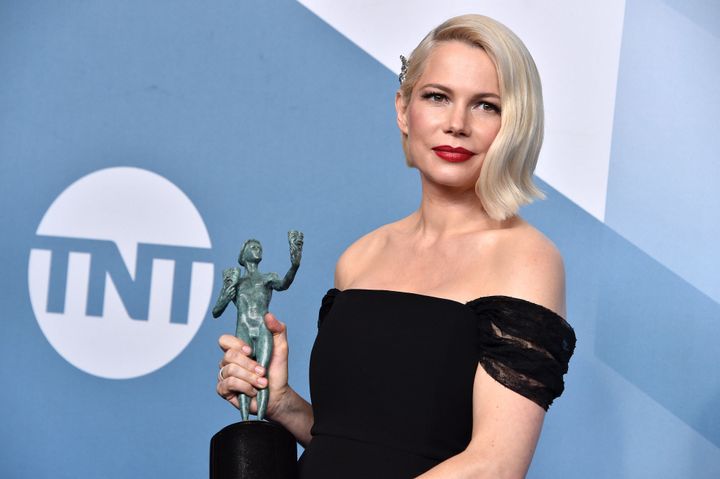 Actor Michelle Williams won the award for Outstanding Performance by a Female Actor in a Television Movie or Limited Series for "Fosse/Verdon" at the 26th Annual Screen Actors Guild Awards on Jan. 19.