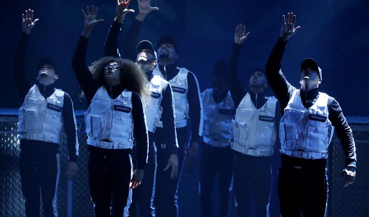 Diversity on stage during the first BGT semi-final