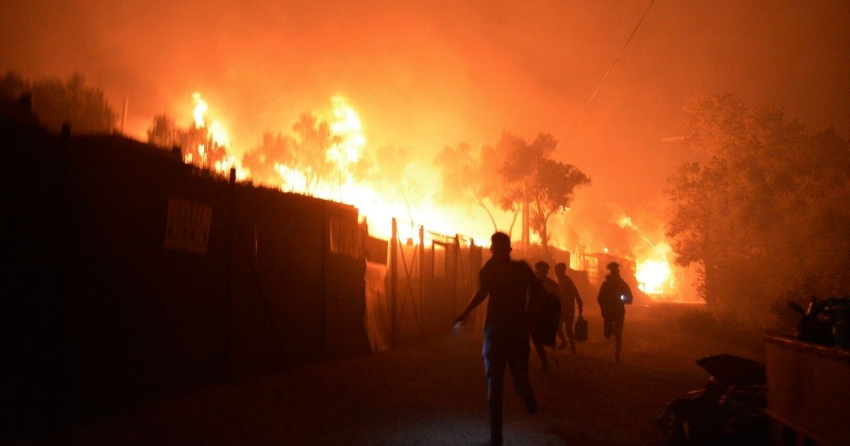 Lesbos burns, the EU disappears |  The HuffPost