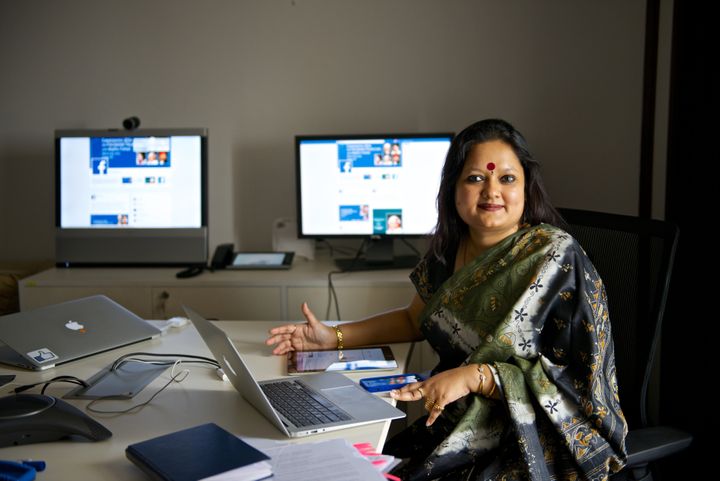 Ankhi Das, Public Policy Director, Facebook India and South & Central Asia, during an interview at her office on March 3, 2014 in New Delhi.