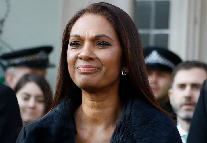 Gina Miller makes a statement outside the Supreme Court in London in 2017