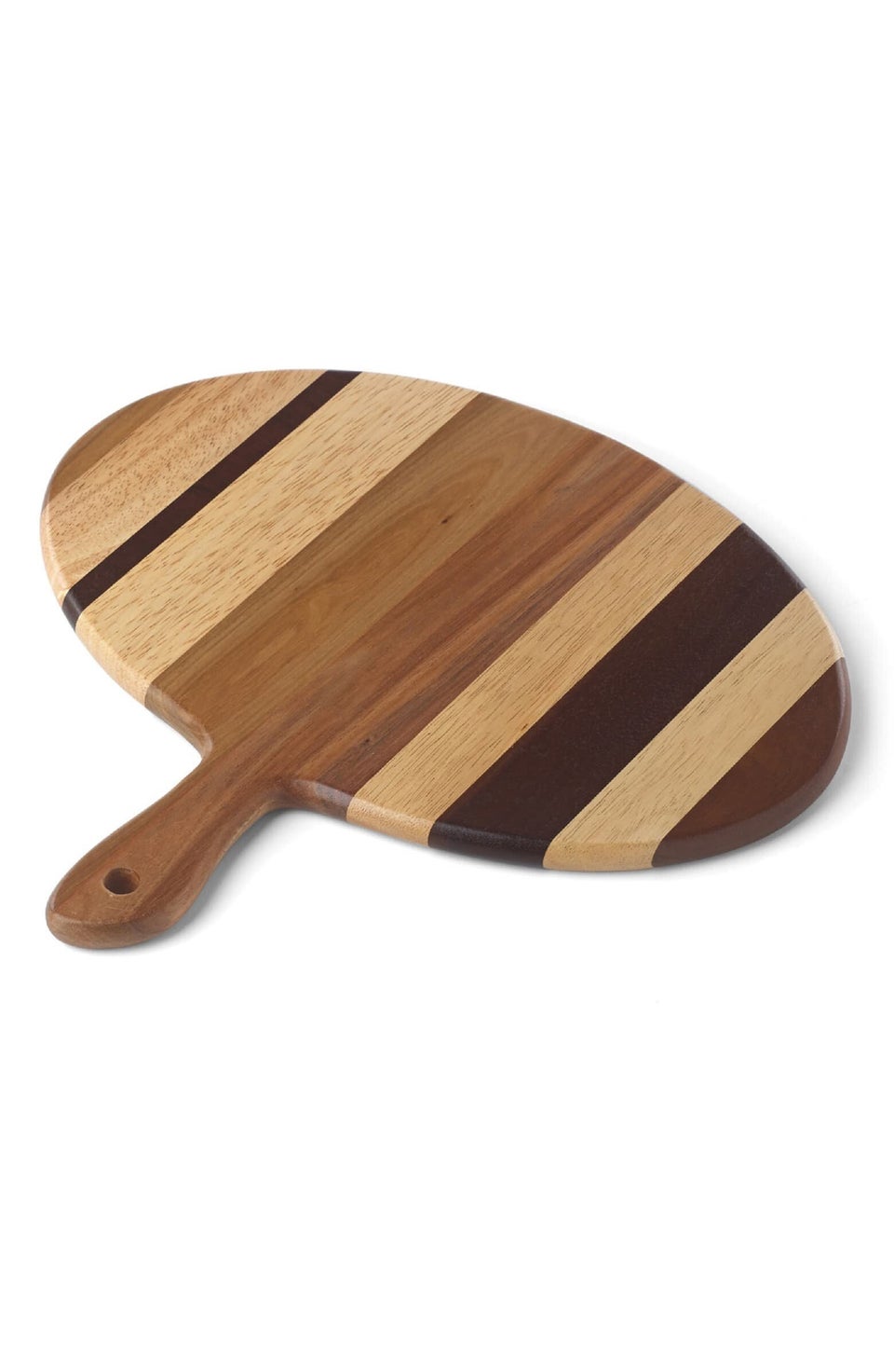 Family Word-Art Round Acacia Wood Paddle