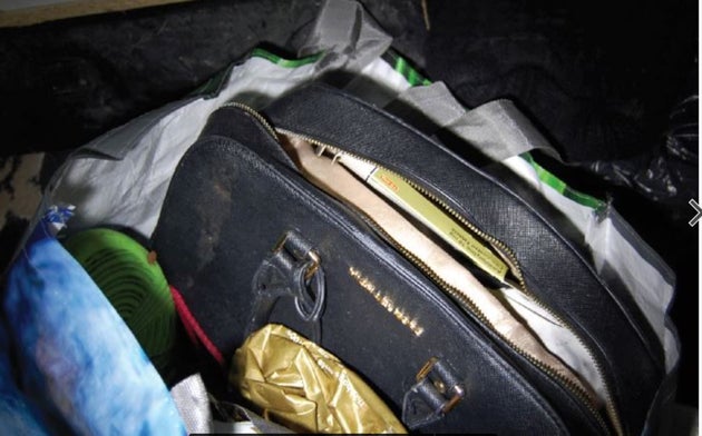 Jan's handbag, which was found in the flat of her killer 