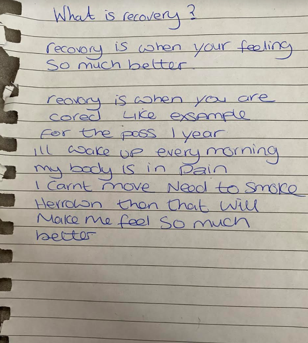 HuffPost UK was given access to Jan's diaries, which revealed her agony over her drug addiction and her yearning to beat it 