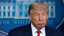 

    Trump Wildly Accuses Biden Of Being A Coronavirus 'Anti-Vaxxer'

