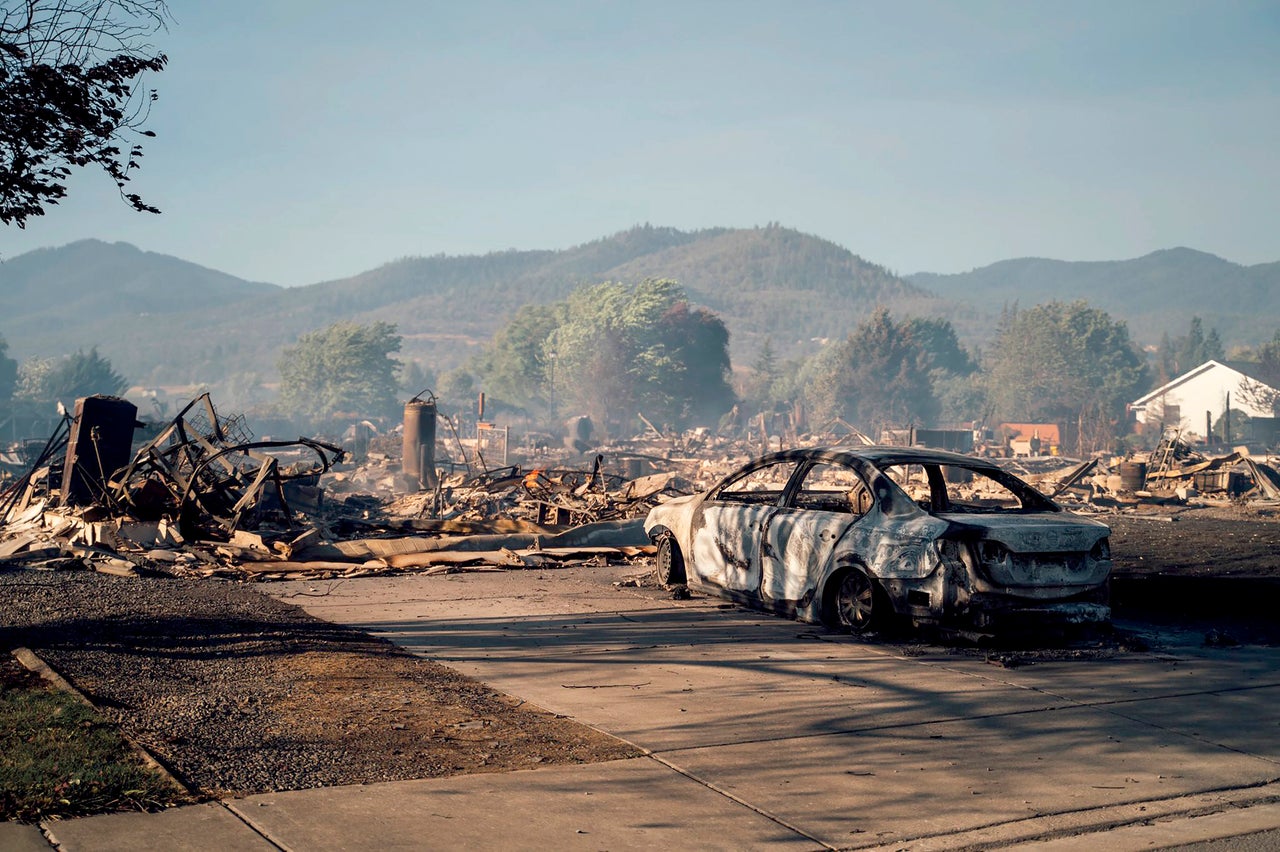 These Photos Show How Raging Wildfires Destroyed US Towns HuffPost UK These Photos Show How Raging Wildfires Destroyed US Towns HuffPost UK