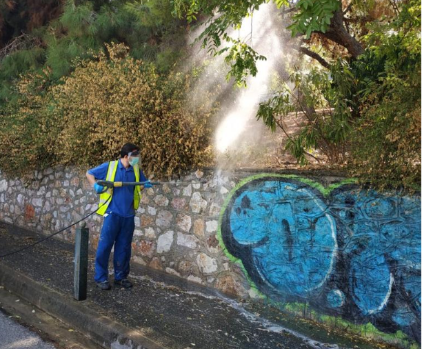 Αντιγκράφιτι από τον δήμο Αθηναίων 