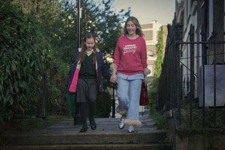 Ryan treats her budding Tory daughter (Katy Byrne) to a riff on immigration during a school run.