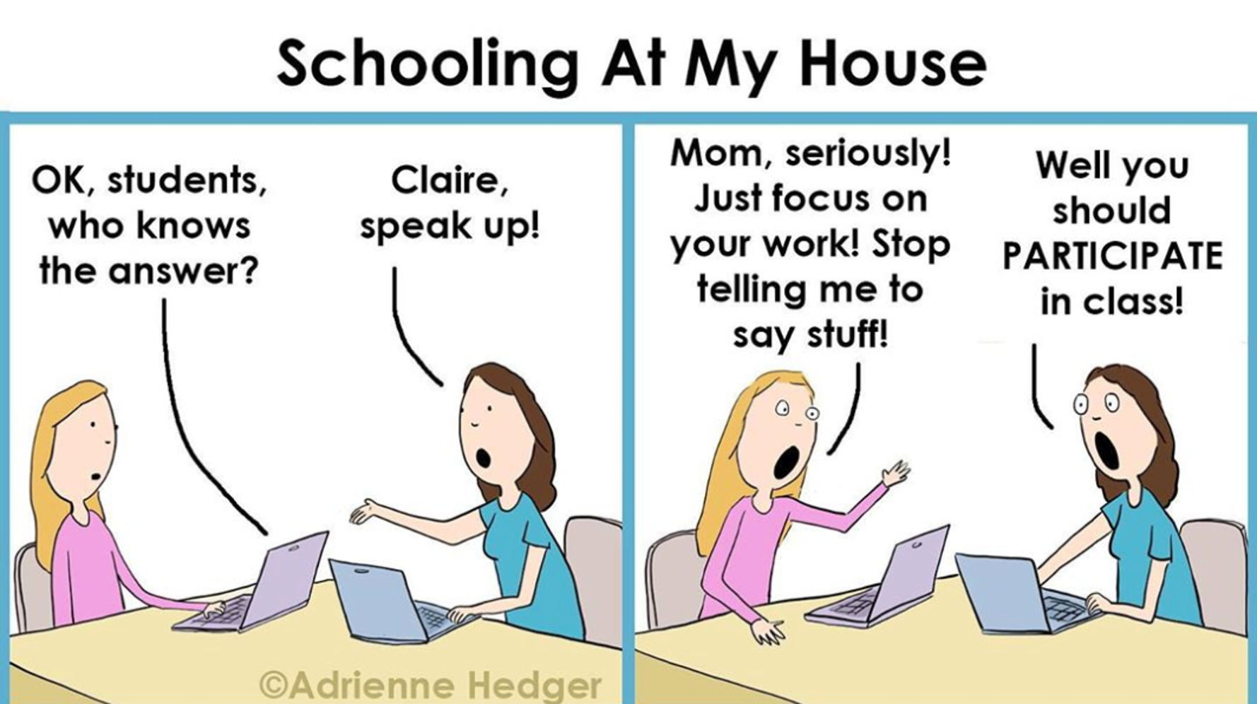 Mom's Relatable Comics Capture The Realities Of Distance Learning ...