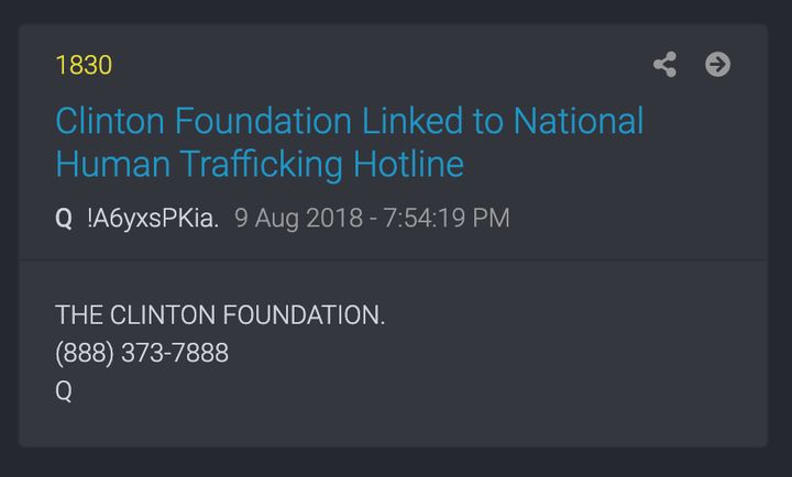 QAnon has inserted anti-trafficking organizations into its conspiracy theories.