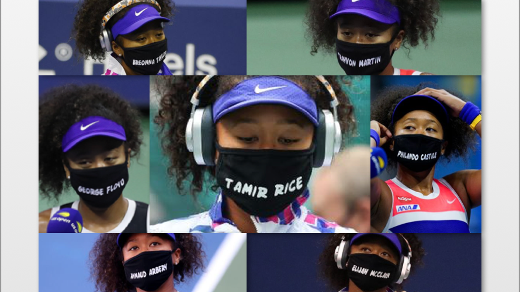 大坂なおみがマスクに遺した7人の犠牲者 勝ち続けることで貫いたもの 全米op 画像 ハフポスト
