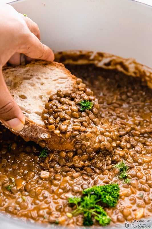 Vegan Lentil Stew from Jessica In The Kitchen