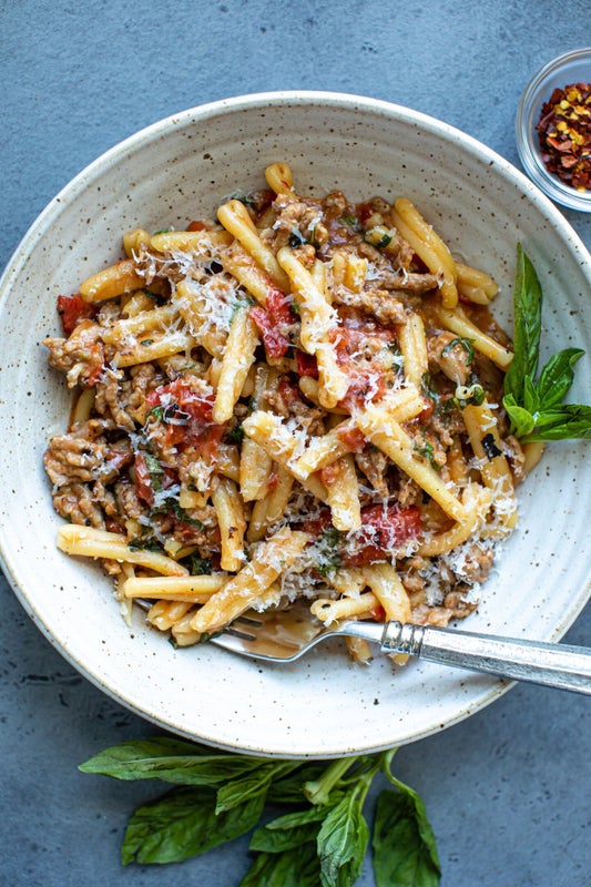 One-Pot Casarecce Pasta from Butter Be Ready