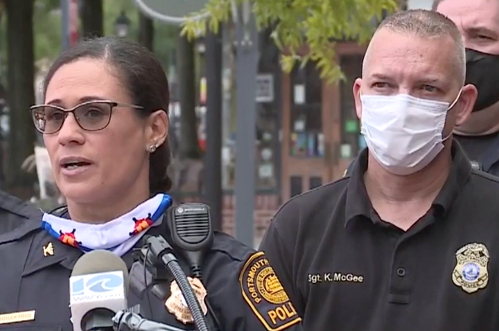 Portsmouth Police Chief Angela Greene praised Sgt. Kevin McGee for a letter he wrote that blasted a state senator he'd later