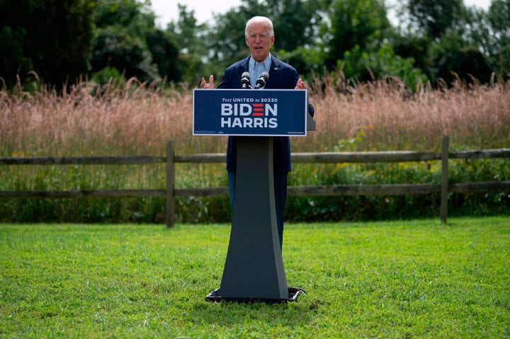 "If we have four more years of Trump’s climate denial, how many suburbs will be burned in wildfires?" Democratic presid