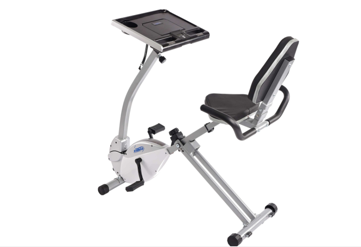 Stamina 2-in-1 Recumbent Exercise Bike and Workstation, $199.