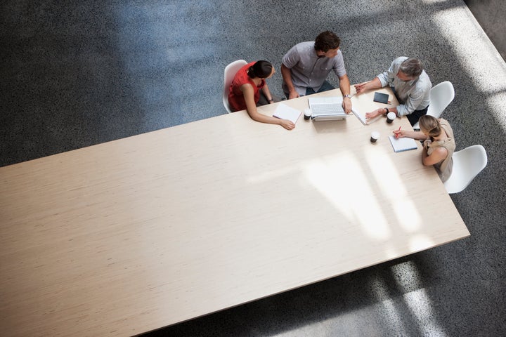 Business people meeting at conference table