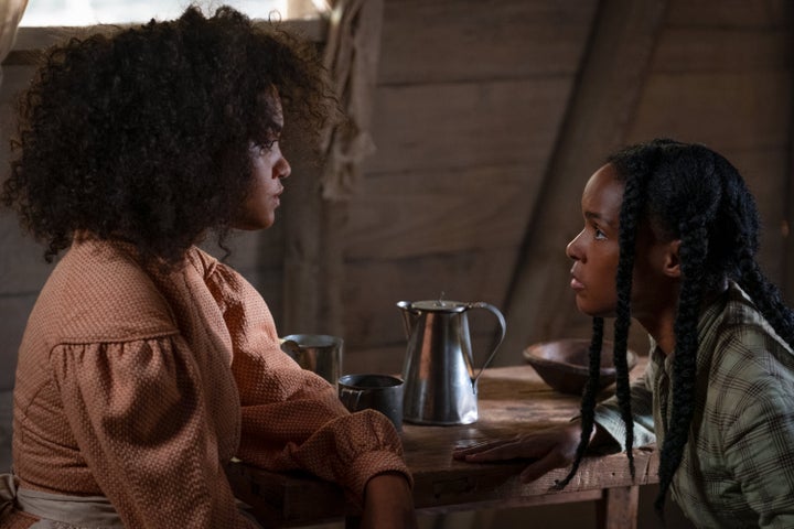 Kiersey Clemons and Janelle Monáe in "Antebellum," now available to rent through video-on-demand services.