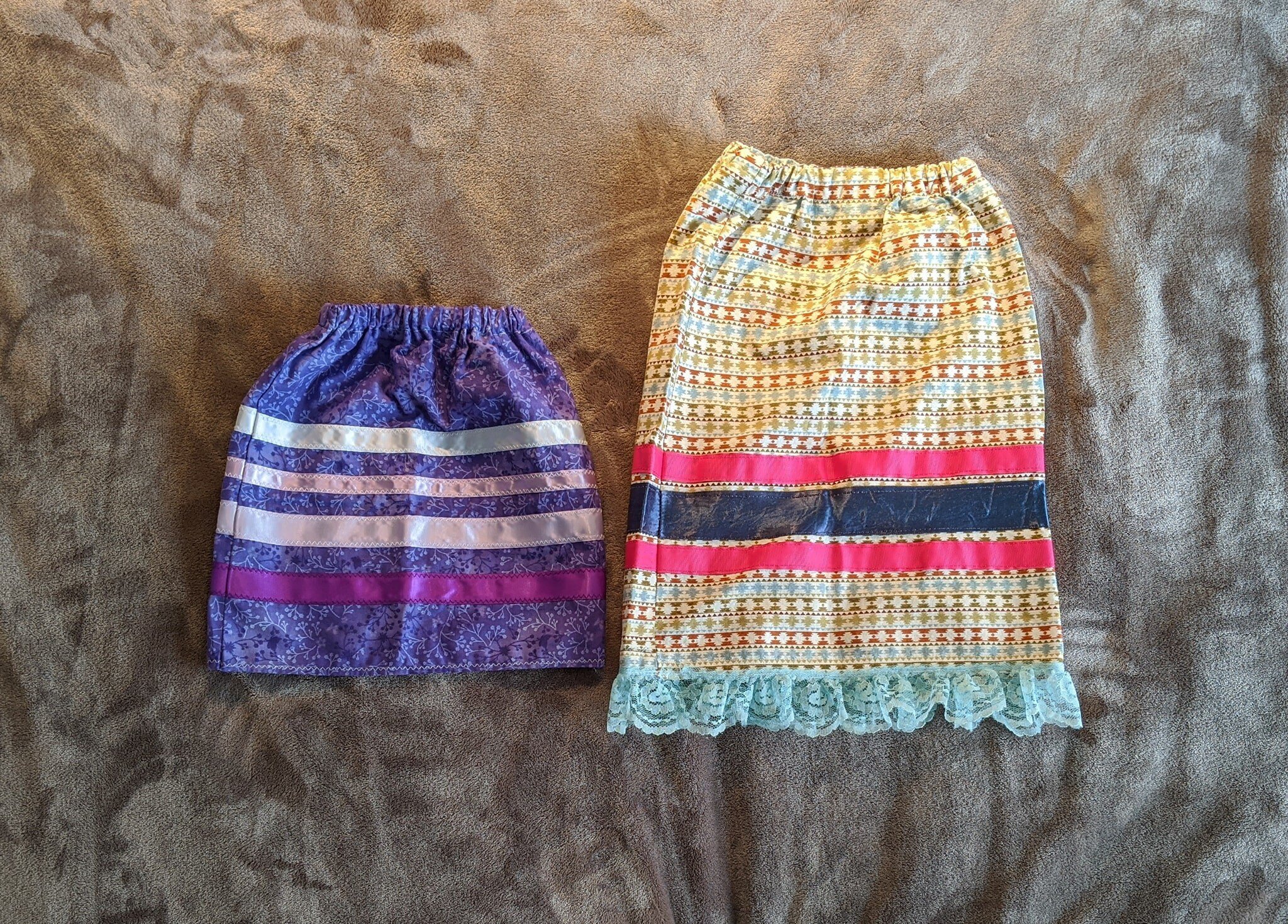 short ribbon skirt