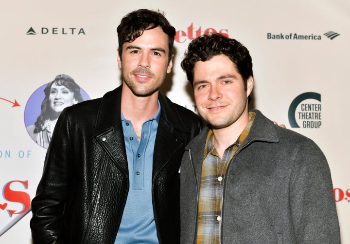 Actors Blake Lee (left) and Ben Lewis will star in Lifetime's "A Christmas Setup." The real-life couple have been married for