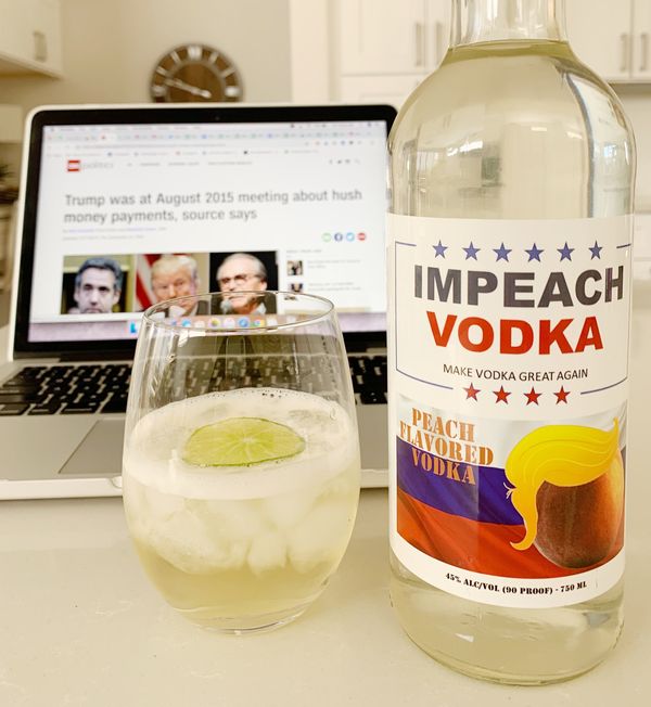 Is Trump's presidency getting to be a bit much for you? This peachy keen&nbsp;<a href="https://www.impeachvodka.com/" target=