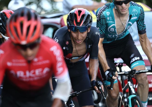 Egan Bernal lors de la 15e étape du Tour de France 2020, le 13