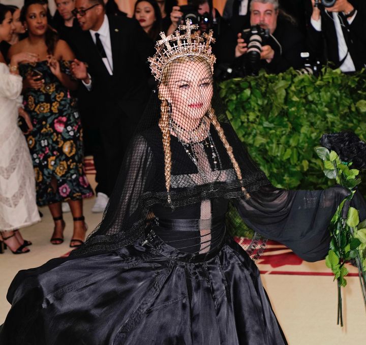 Madonna at the Met Gala in 2018