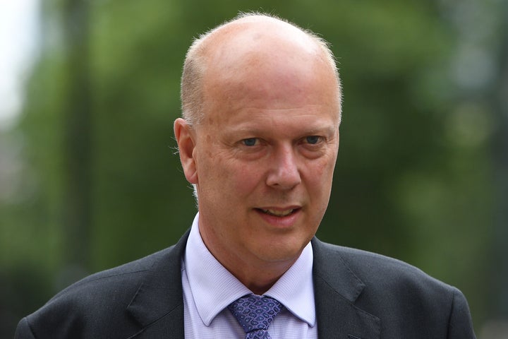 Former transport secretary Chris Grayling